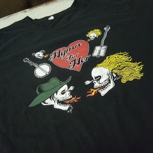 Hymn For Her Rock Band Concert Gig T-Shirt Black